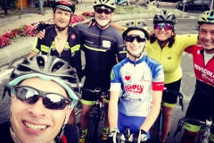 Parte del gruppo all'arrivo